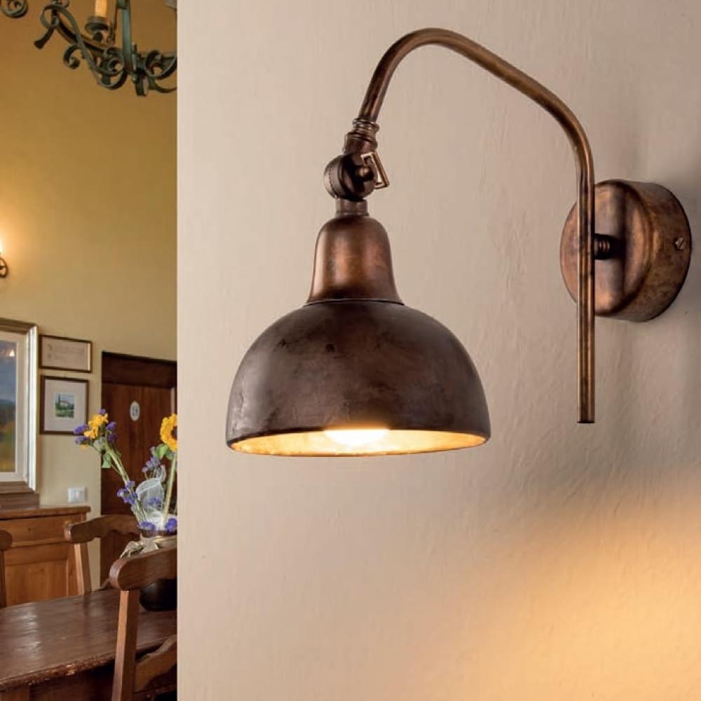 medena stredomorska lampa vintage patinovana talianska toskanska obyvacka kuchyna spalna rustikalna starozitna klasicka osvietenie lameridiana zariadenie imas florencia.jpg